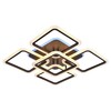 Миниатюра фото потолочная светодиодная люстра profit light 8075/4+1 cof | 220svet.ru