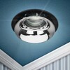 Миниатюра фото светильник встраиваемый декоративный эра kl103 bk/ch под лампу mr16 gu5.3 черный/хром б0056355 | 220svet.ru