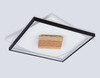 Миниатюра фото потолочный светодиодный светильник ambrella light linetech fl fl4791 wh/bk/wd | 220svet.ru
