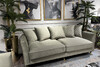 Миниатюра фото диван sorrento 220 трехместный велюровый оливковый garda decor sorrento-220-colt1002 | 220svet.ru
