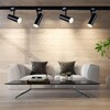 Миниатюра фото трековый светодиодный светильник reluce 06232-9.3-001rn led10w bk | 220svet.ru