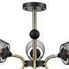 Миниатюра фото потолочная люстра на штанге lumion abris 8191/9c черный | 220svet.ru
