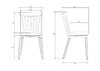 Миниатюра фото набор 3 шт стул обеденный dobrin theo lmzl-pp687-n3_lb-tr_w-02-13363 | 220svet.ru