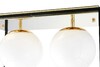 Миниатюра фото потолочная люстра lumina deco maldini ldc 8060-3 f.gd+bk | 220svet.ru
