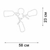 Миниатюра фото потолочная люстра vitaluce v2850-1/3pl | 220svet.ru
