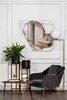 Миниатюра фото кресло велюр серо-зеленый/мат.золото garda decor 46as-ar2976-gr | 220svet.ru