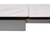 Миниатюра фото керамический стол раскладной woodville belluno 160 marbles kl-99 белый мрамор матовый итальянская керамика / белый каркас 368763 | 220svet.ru