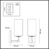 Миниатюра фото бра odeon light kasali 4990/1w | 220svet.ru