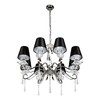 Миниатюра фото подвесная люстра ilamp stella rm1684/8cr | 220svet.ru