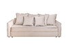 Миниатюра фото диван трехместный раскладной garda decor mores(k)-colt002+vel35 | 220svet.ru