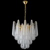 Миниатюра фото подвесная люстра crystal lux fontain sp8 gold | 220svet.ru