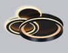 Миниатюра фото потолочный светодиодный светильник с пультом ду ambrella light acrylica disk fa8515 | 220svet.ru