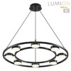 Миниатюра фото подвесная люстра lumion torina 8340/8 черный | 220svet.ru