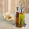 Миниатюра фото набор из 3 стеклянных бутылок для масла и уксуса world of flavours 270мл kitchen craft | 220svet.ru