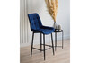 Миниатюра фото барный стул woodville челси синий/ черный 632579 | 220svet.ru