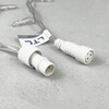 Миниатюра фото гирлянда бахрома с колпачком 3,2 x 0,9 м тепло-белая 220в, 168 led, провод прозрачный пвх, ip65 ltc pil180cap-10-2ww | 220svet.ru