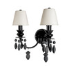 Миниатюра фото настенный светильник loft it grace 10203/2w black | 220svet.ru