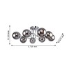 Миниатюра фото потолочная люстра f-promo modestus 2345-8u | 220svet.ru
