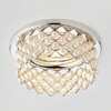 Миниатюра фото встраиваемый светильник ambrella light crystal d9070 ch/w | 220svet.ru