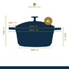 Миниатюра фото кастрюля из литого аллюминия red 4 л mc kitchen craft | 220svet.ru