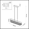 Миниатюра фото подвесной светодиодный светильник odeon light liner 5056/35la черный | 220svet.ru