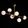 Миниатюра фото потолочная люстра на штанге de city оливия 306017006 | 220svet.ru
