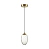 Миниатюра фото подвесной светильник odeon light loop 7159/3l бронзовый | 220svet.ru