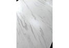 Миниатюра фото стеклянный  стол раскладной woodville vasto 180 итальянская керамика marbles kl-99 белый мрамор матовый / черный 539688 | 220svet.ru