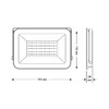 Миниатюра фото прожектор светодиодный gauss qplus 50w 6500к 613511350 | 220svet.ru