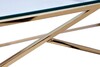 Миниатюра фото консоль прозрачное стекло/золото garda decor gy-cst2051214gold | 220svet.ru