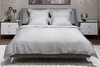 Миниатюра фото пододеяльник тенсель серый 220*200 garda decor 144hf-10312 | 220svet.ru