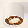 Миниатюра фото комплект накладного светильника ambrella light techno spot xs7510004 swh/pyg белый песок/золото желтое полированное (c7510, n7004) | 220svet.ru