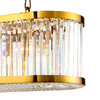 Миниатюра фото люстра welles 8 brass delight collection | 220svet.ru