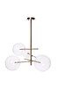 Миниатюра фото потолочная люстра на штанге garda decor 20md2321-4gold | 220svet.ru