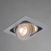 Миниатюра фото встраиваемый светильник arte lamp studio a3007pl-1wh | 220svet.ru