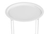 Миниатюра фото журнальный стол woodville tray 47х51 white 15393 | 220svet.ru