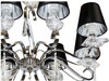 Миниатюра фото подвесная люстра ilamp stella rm1684/8cr | 220svet.ru