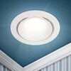 Миниатюра фото светильник встраиваемый алюминиевый эра kl100 wh под лампу mr16 gu5.3 белый б0055584 | 220svet.ru