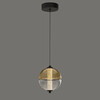 Миниатюра фото подвесной светильник delight collection md24022079-1a black/amber | 220svet.ru
