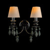 Миниатюра фото настенный светильник loft it grace 10203/2w black | 220svet.ru