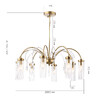 Миниатюра фото потолочная люстра на штанге st luce люминера sl1401.303.10 | 220svet.ru