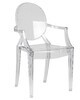 Миниатюра фото набор 2 шт стул обеденный dobrin louis ghost lmzl-рс801-n2-13422 | 220svet.ru