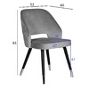 Миниатюра фото стул велюр терракотовый garda decor 30c-1205-1 ter | 220svet.ru