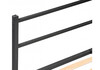 Миниатюра фото двуспальная кровать 160х200 woodville фади 1 черная 611381 | 220svet.ru