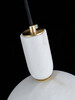 Миниатюра фото подвесной светильник delight collection 8992p gold/white | 220svet.ru