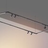 Миниатюра фото светильник диммируемый светодиодный с пультом ду novotech glat 359368 | 220svet.ru