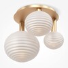 Миниатюра фото потолочный светильник maytoni reels mod268cl-03g | 220svet.ru