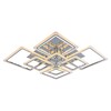 Миниатюра фото потолочная светодиодная люстра profit light 8050/8 chr | 220svet.ru