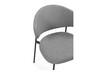 Миниатюра фото стул на металлокаркасе woodville флоу серый (elon 86) / черный 687216 | 220svet.ru