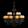 Миниатюра фото подвесной светильник loft it grace 10203/12+6 black | 220svet.ru